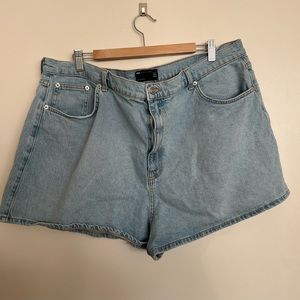 ASOS Light Wash Jean Shorts